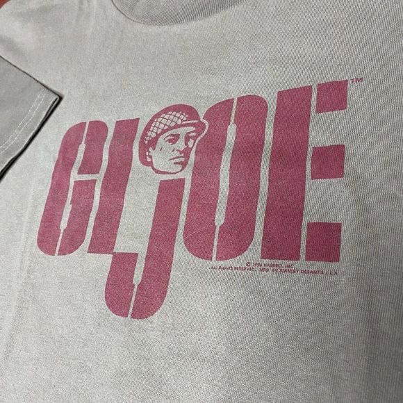 Vintage G.I. Joe T Shirt 1994 Action Figure TV Promo W22"xL30" Cobra Hasbro 90's - Picture 4 of 6